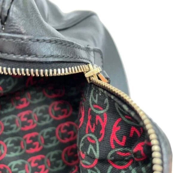 Gucci Black Satchel with Silver Accents - Picture 10 of 14